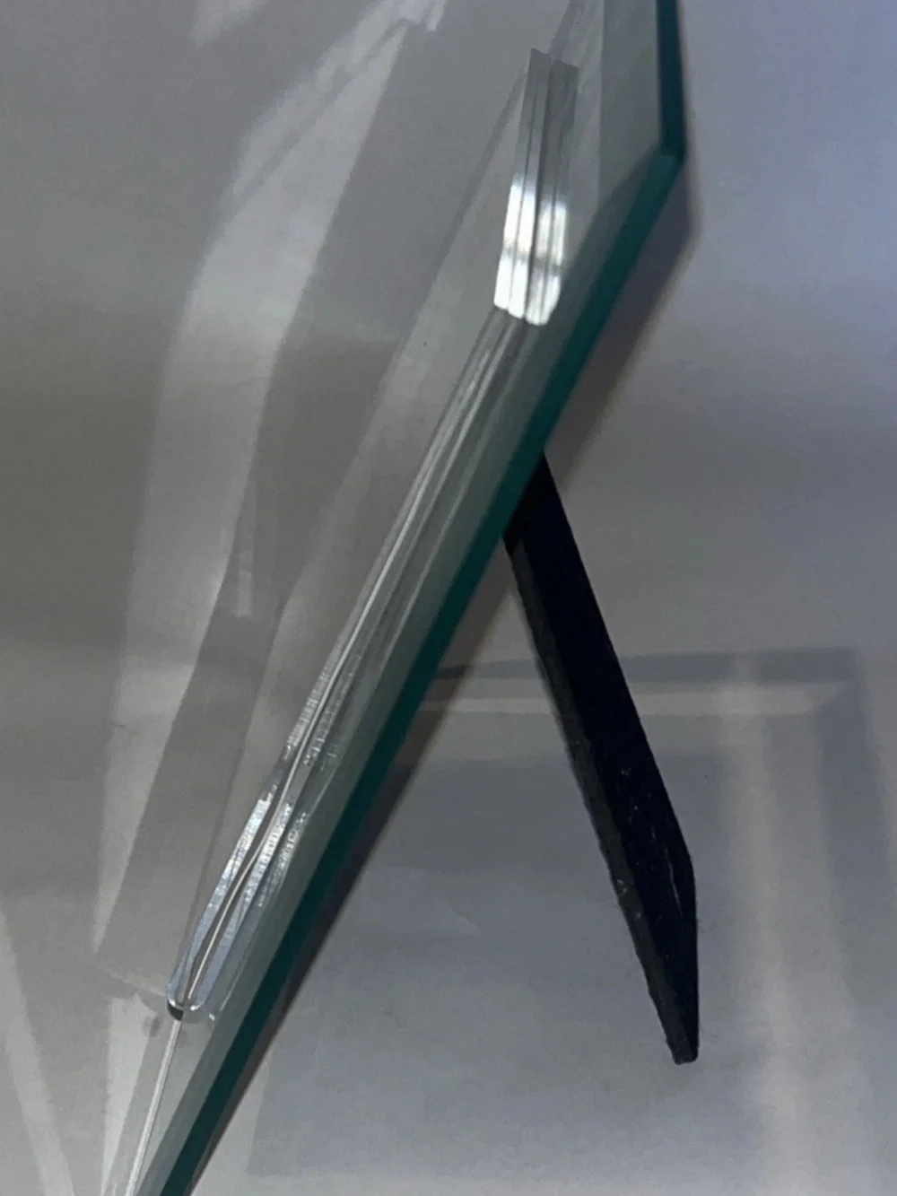 Neiman Marcus Clear Glass Picture Frame